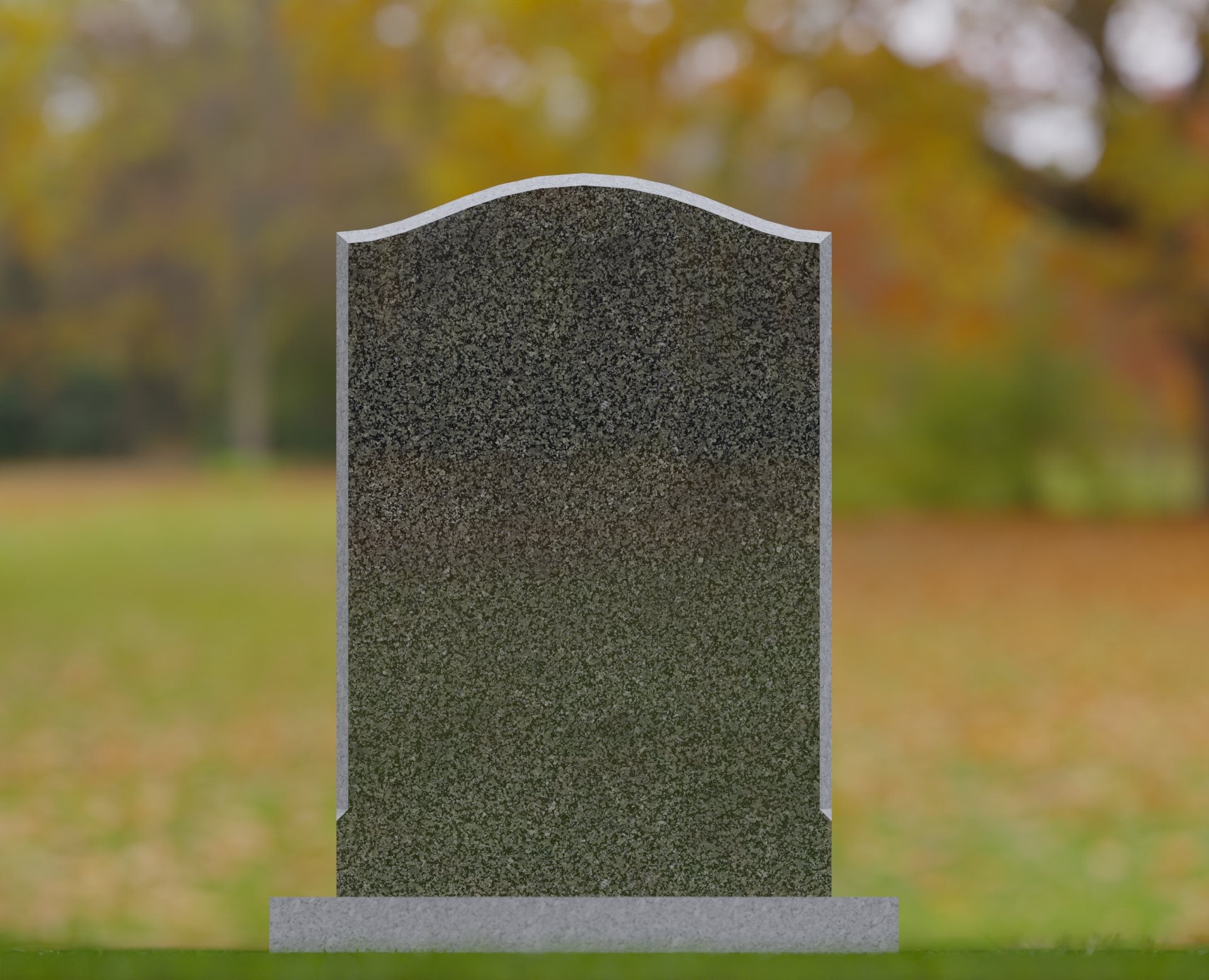 1715-24-6-47.jpg Classic Serpentine-Top Upright Headstone - Image 1